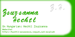 zsuzsanna hechtl business card